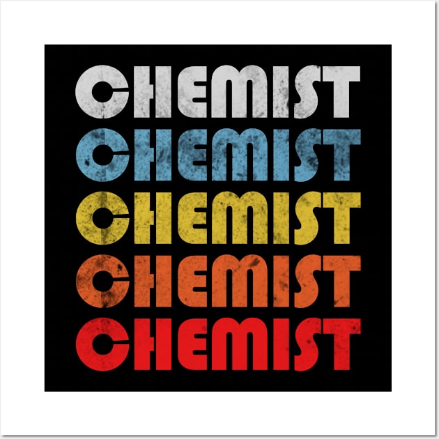 Chemist gift retro design. Perfect present for mom dad friend him or her Wall Art by SerenityByAlex